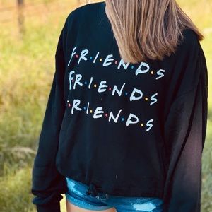 Friends cropped sweatshirt